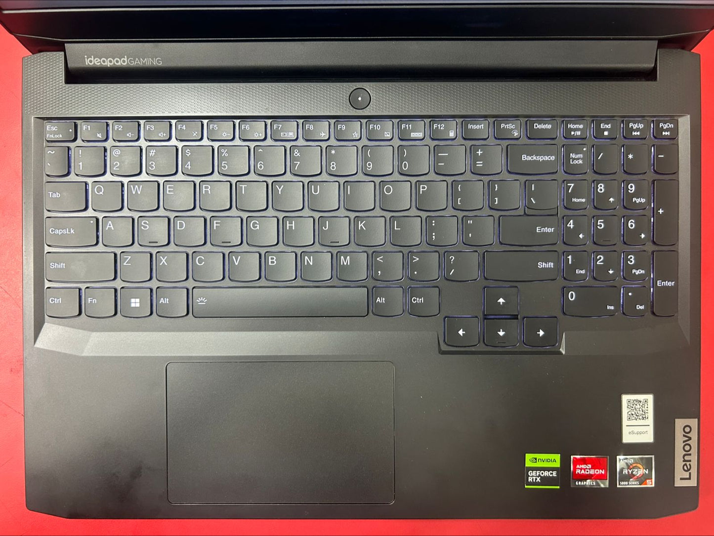 IMPORTED LENOVO IDEAPAD GAMING 3 AMD RYZEN 5 5500H PROCESSOR 8GB RAM DDR 4 512GB NVME 15.6 INCH FHD DISPLAY KEYBOARD BACKLIGHT AMD 4GB SHARED GRAPHICS RTX 2050 4GB DEDICATED GRAPHICS - DREAMZCART