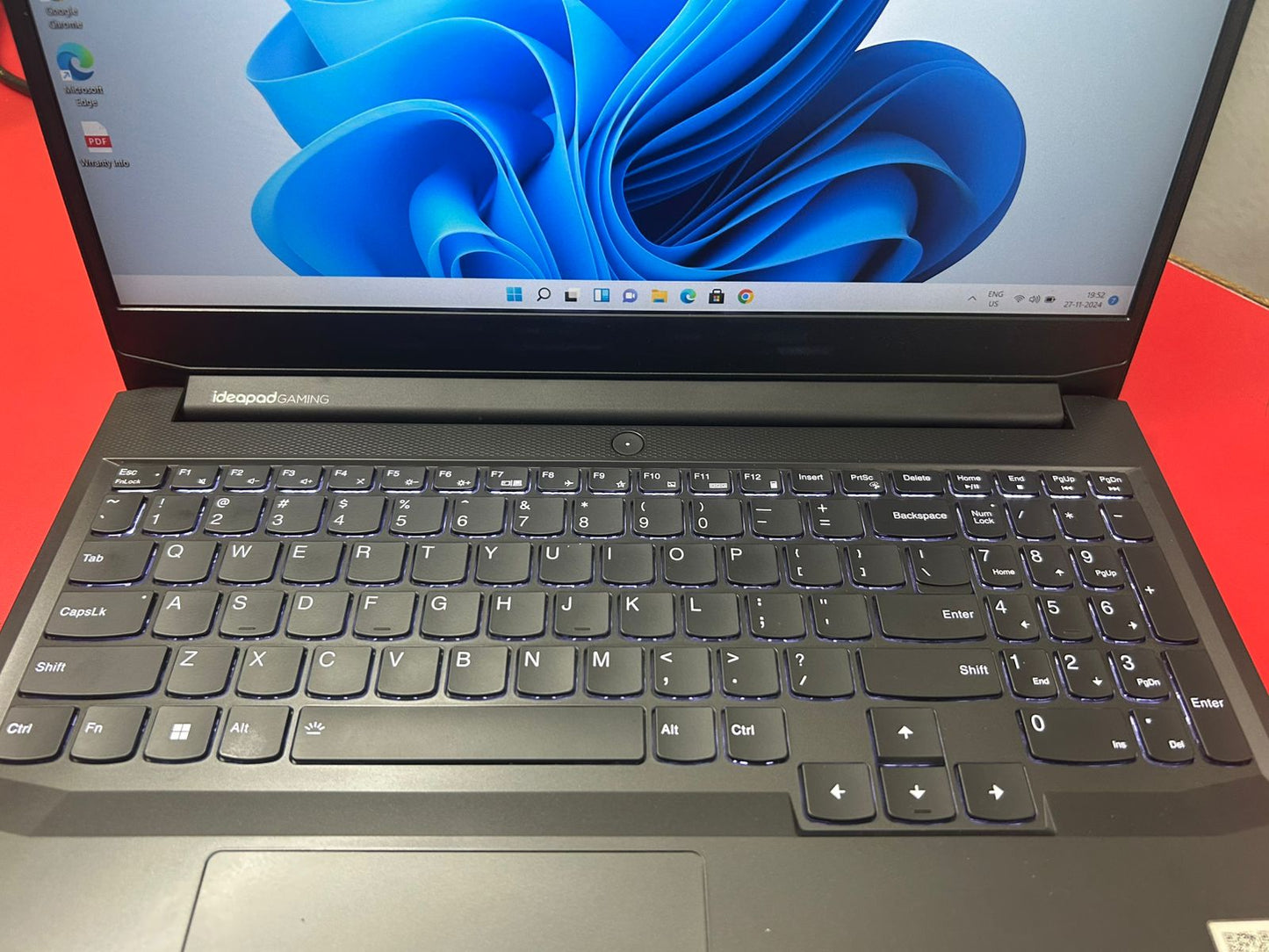 IMPORTED LENOVO IDEAPAD GAMING 3 AMD RYZEN 5 5500H PROCESSOR 8GB RAM DDR 4 512GB NVME 15.6 INCH FHD DISPLAY KEYBOARD BACKLIGHT AMD 4GB SHARED GRAPHICS RTX 2050 4GB DEDICATED GRAPHICS - DREAMZCART
