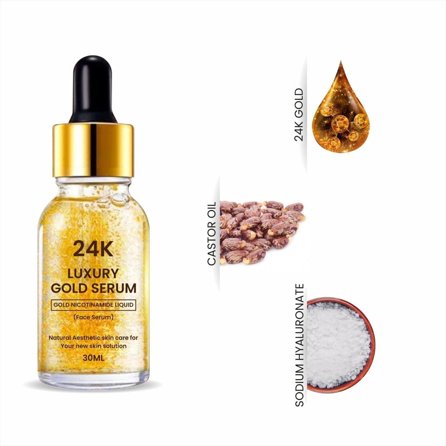 24K Gold Face Serum - DREAMZCART