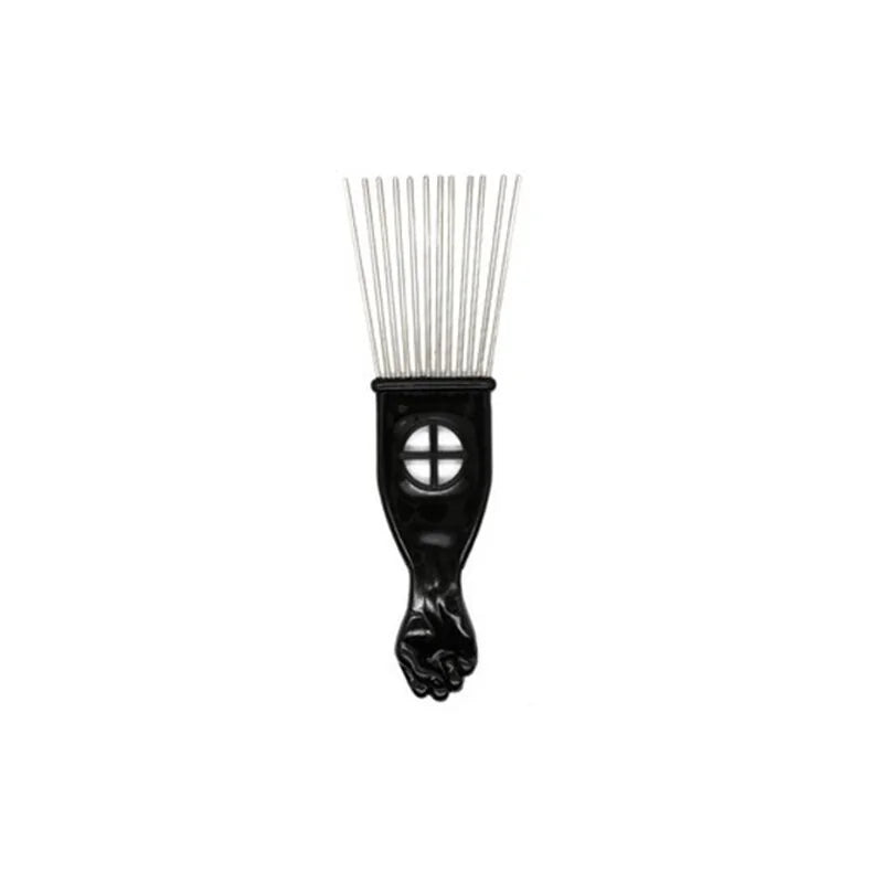 Anti-Static Metal Afro Pick Comb - DREAMZCART