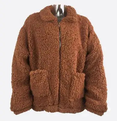 Oversized Faux Fur Jacket - DREAMZCART