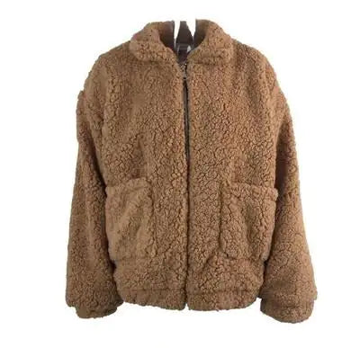 Oversized Faux Fur Jacket - DREAMZCART