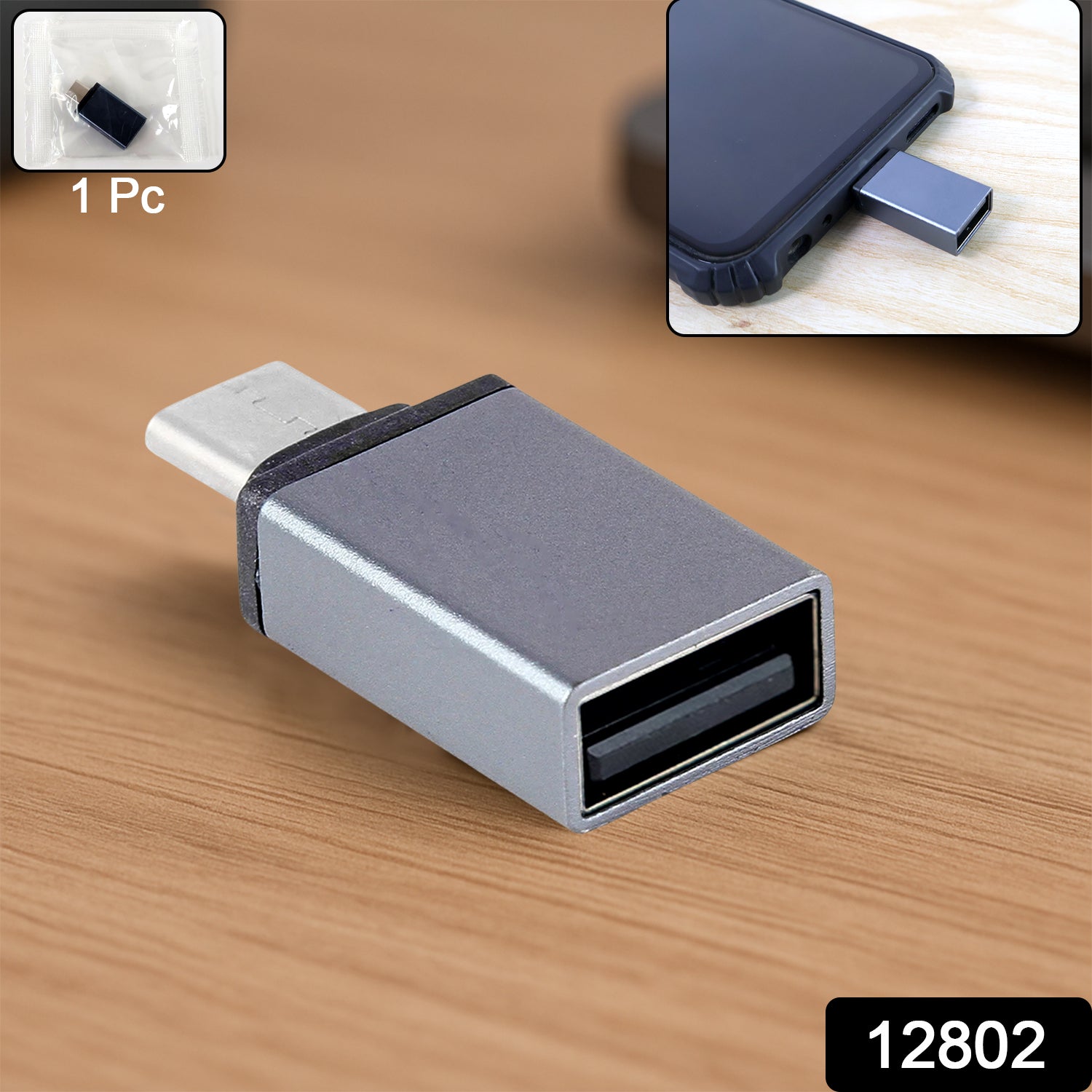 Type-c Otg Adapter Pen Drive - (1 Pc)