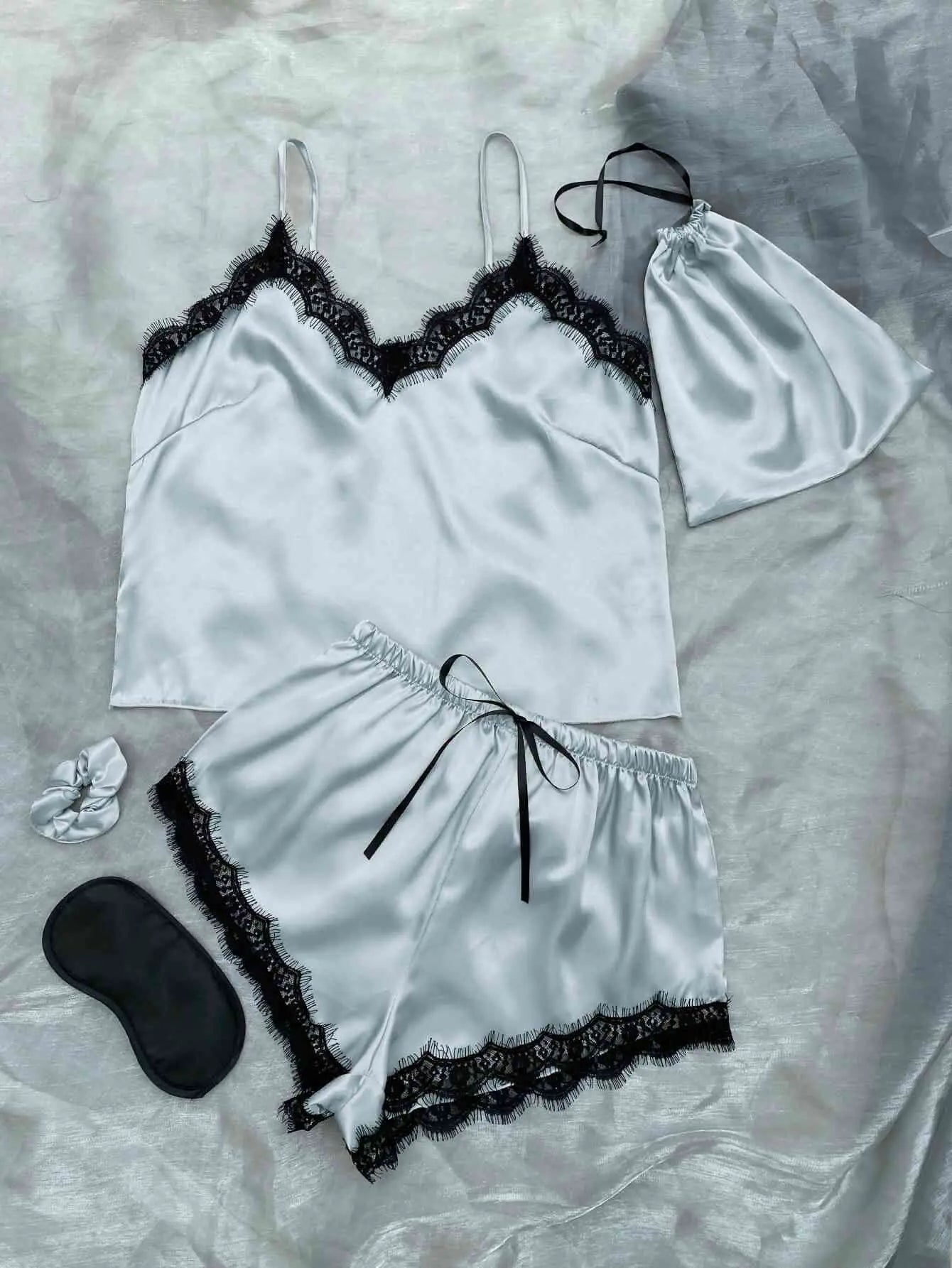 Lace Dreams Pajama Set - DREAMZCART