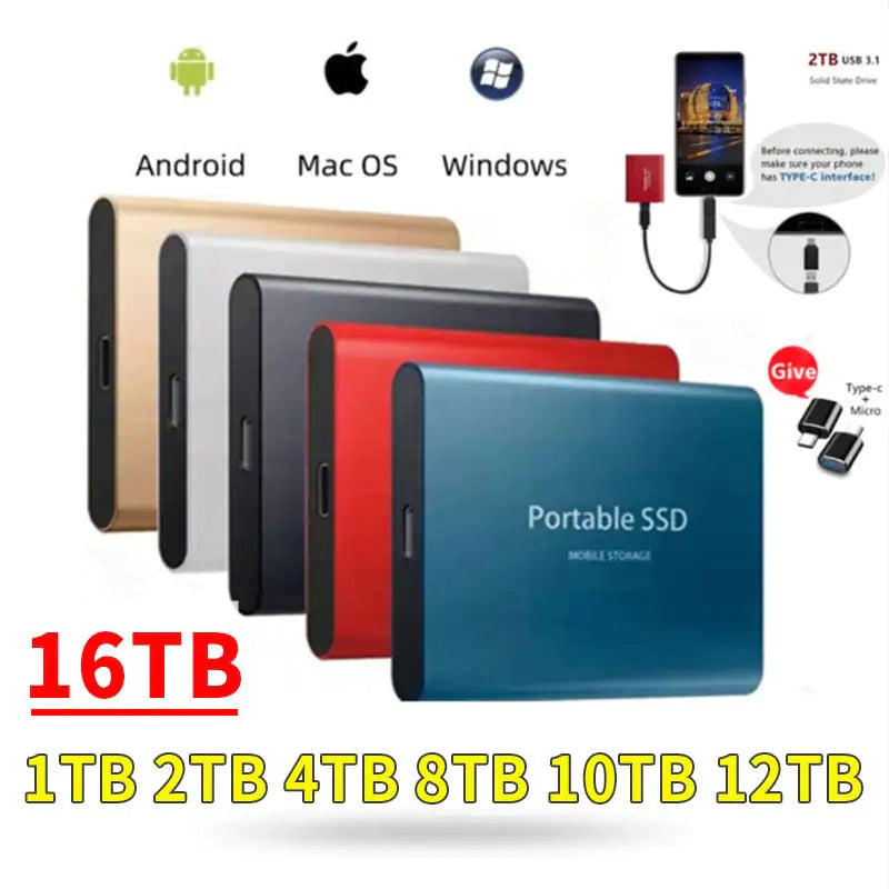 Portable SSD Mobile Storage - DREAMZCART