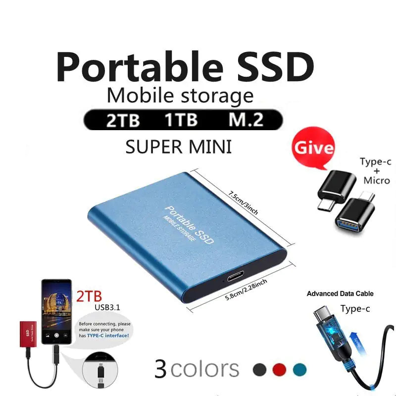 Portable SSD Mobile Storage - DREAMZCART