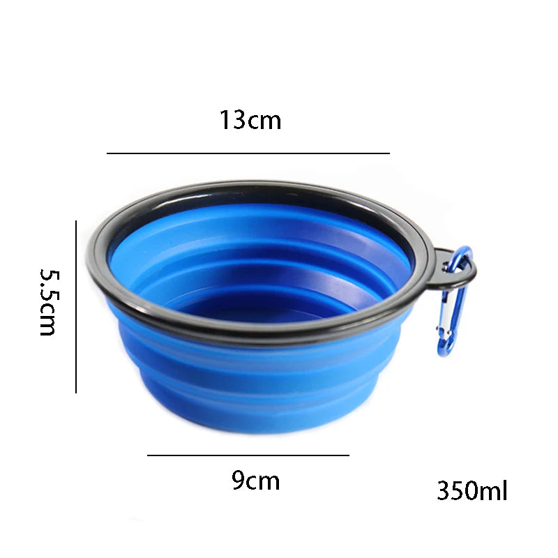 Pet Folding Silicone Bowl - DREAMZCART