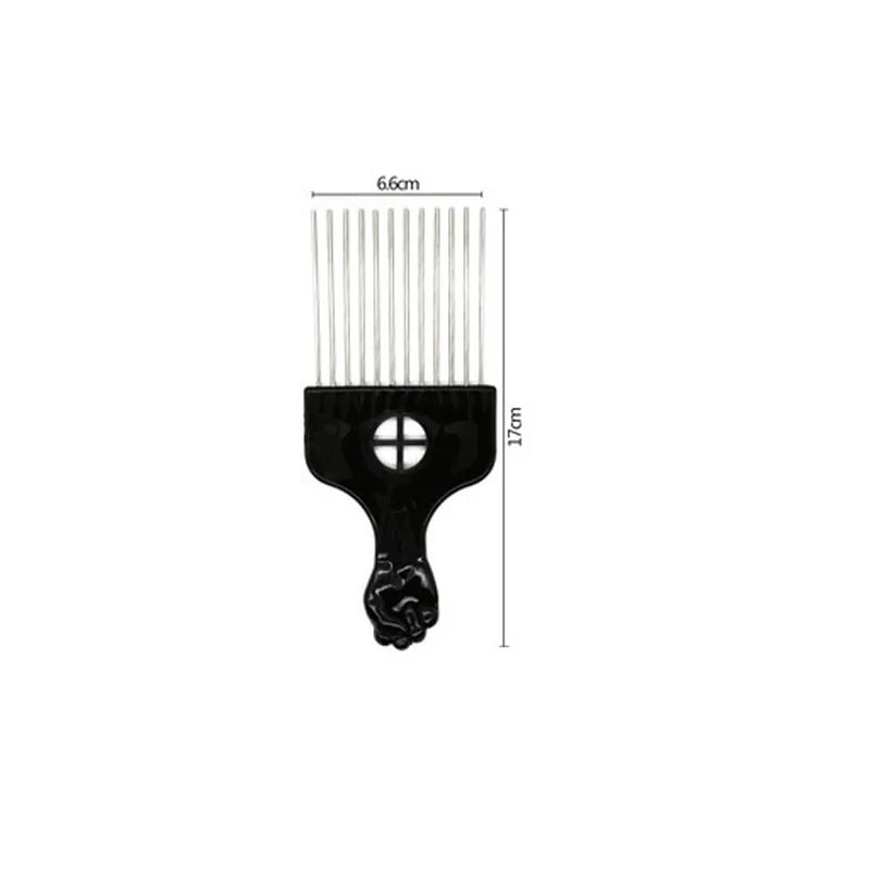 Anti-Static Metal Afro Pick Comb - DREAMZCART