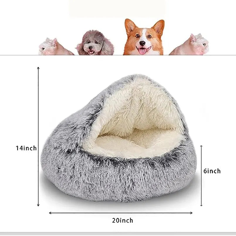 Soft Plush Pet Bed - DREAMZCART