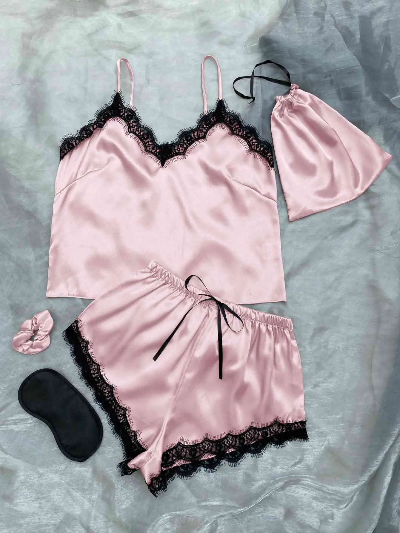 Lace Dreams Pajama Set - DREAMZCART