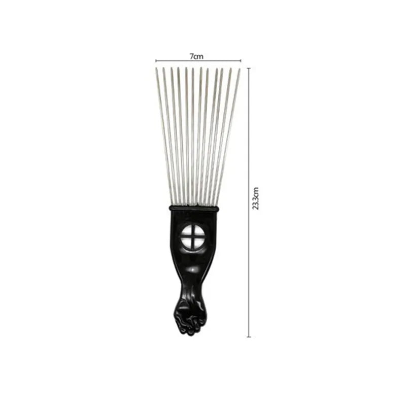 Anti-Static Metal Afro Pick Comb - DREAMZCART